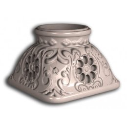 Конус КимрПечь D200 мм однотонный большой с отверстиями